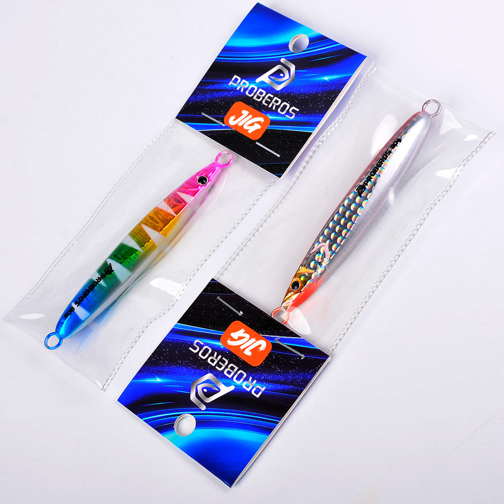 KATUYSHA Metal Jig Lure, 20g-80g, Multi-Color Holographic Fish Design. Saltwater Vertical Jigging Bait, 3D Eye &amp; Scale Pattern