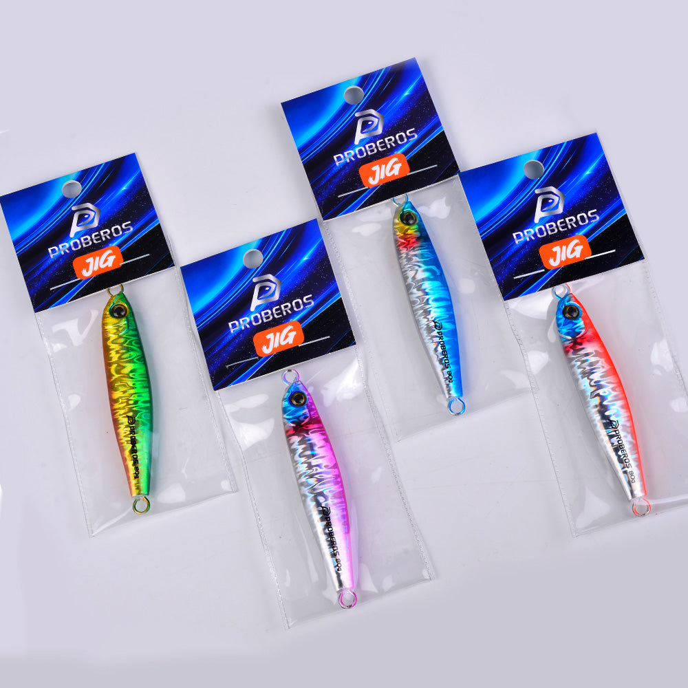 KATYUSHA Metal Jig Lure, 35g-80g, Multi-Color Holographic Fish Design&nbsp;Saltwater Vertical Jigging Bait, Realistic 3D Eye Finish£¨£©