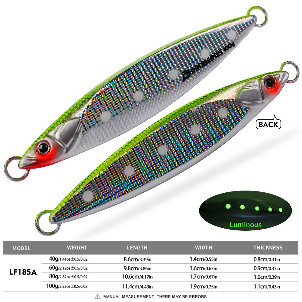 KATYUSHA Metal Jig Lure, 40g-100g, 3D Realistic Fish Design Saltwater Fast Sinking Vertical Jigging Bait