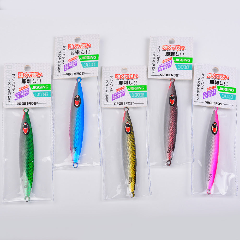 KATYUSHA Metal Jig Lure, 20g-100g, Realistic Scale Design Offshore Fishing Jig