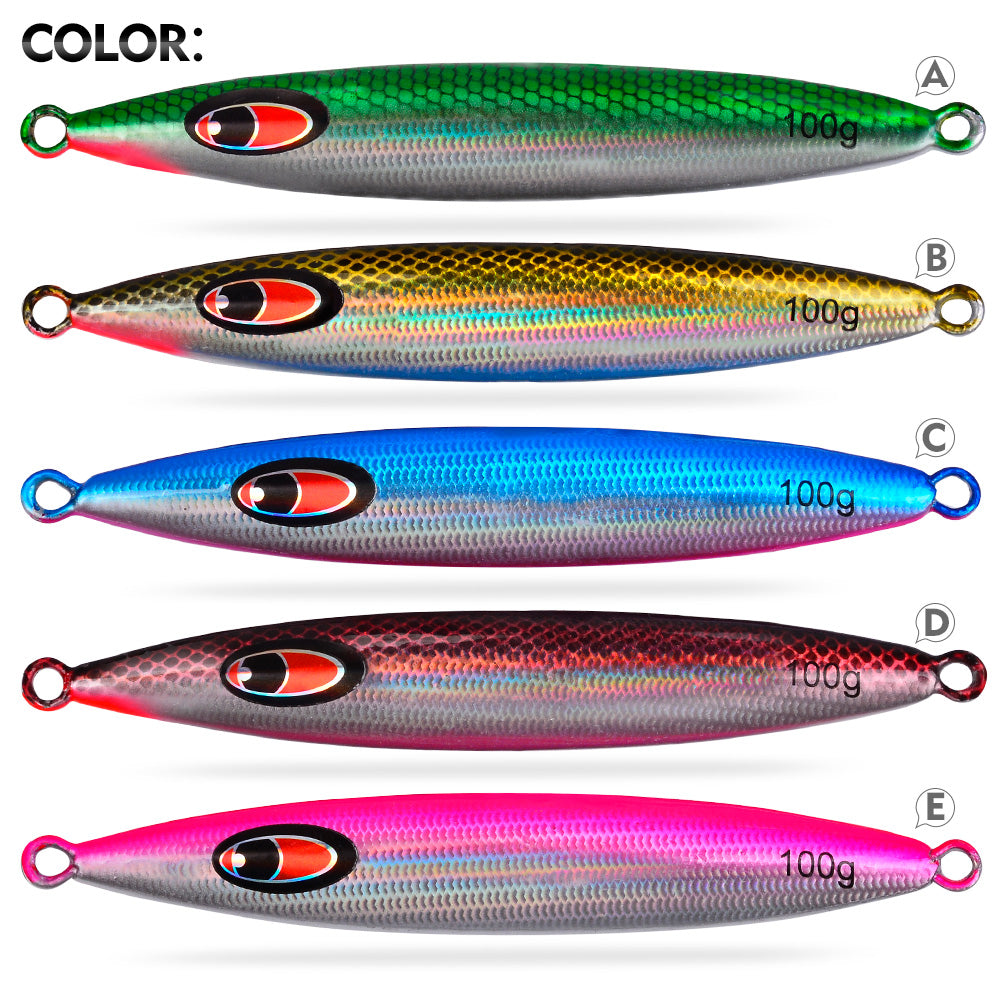 KATYUSHA Metal Jig Lure, 20g-100g, Realistic Scale Design Offshore Fishing Jig