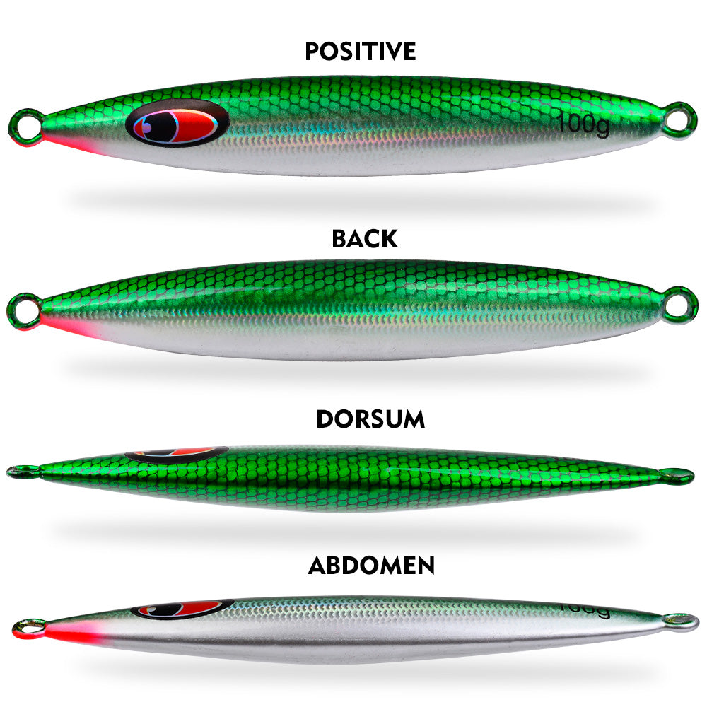 KATYUSHA Metal Jig Lure, 20g-100g, Realistic Scale Design Offshore Fishing Jig