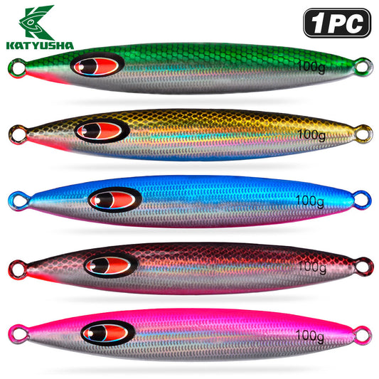 KATUYSHA Metal Jig Lure, 20g-100g, Realistic Scale Design Offshore Fishing Jig