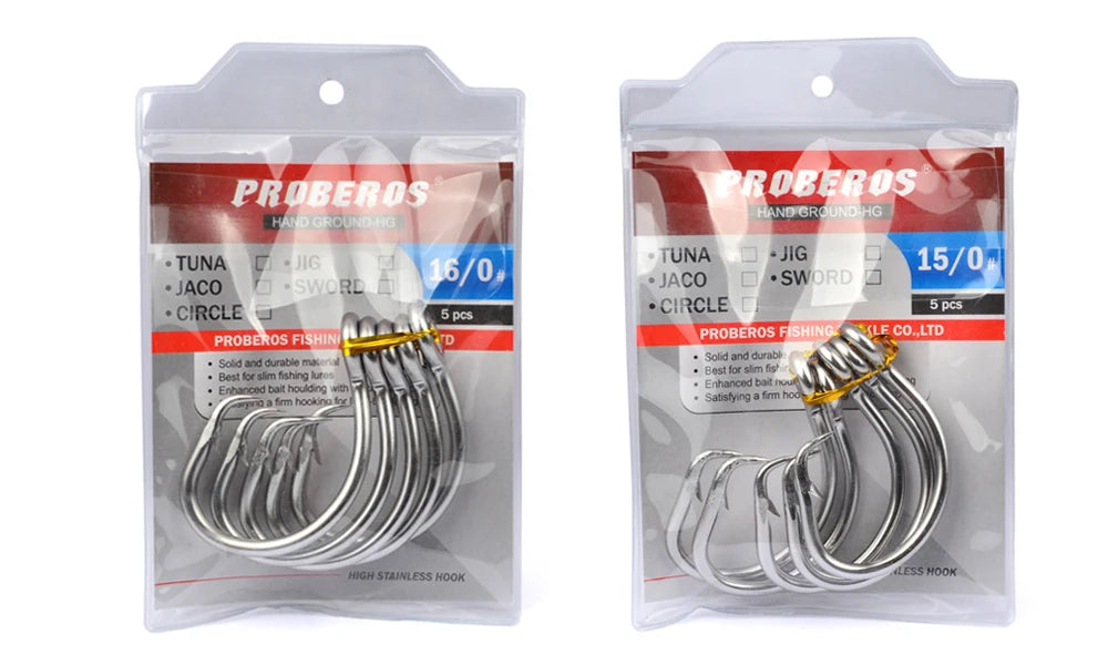 KATUYSHA  Wholesale Stainless Steel Tuna Swordfish Hooks - 4X Reinforcement Corrosion-Resistant Multi-Scenario
