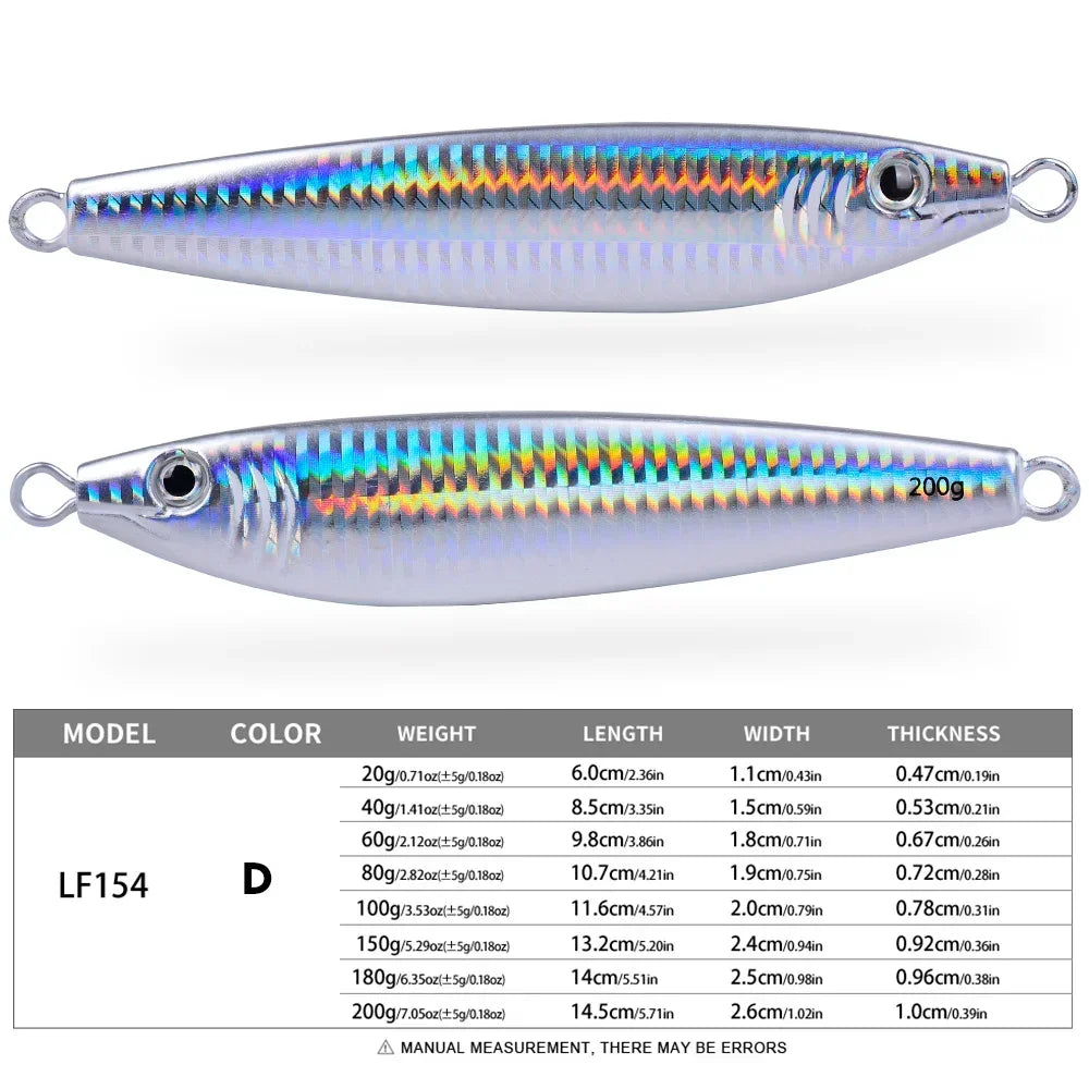KATUYSHA  Metal Jig Fishing Lure Cast Hook Swimbait 3D Laser Wobbler Pike Spoon Carp Spinner Sea Tackle Kit Pesca Artificial Bait