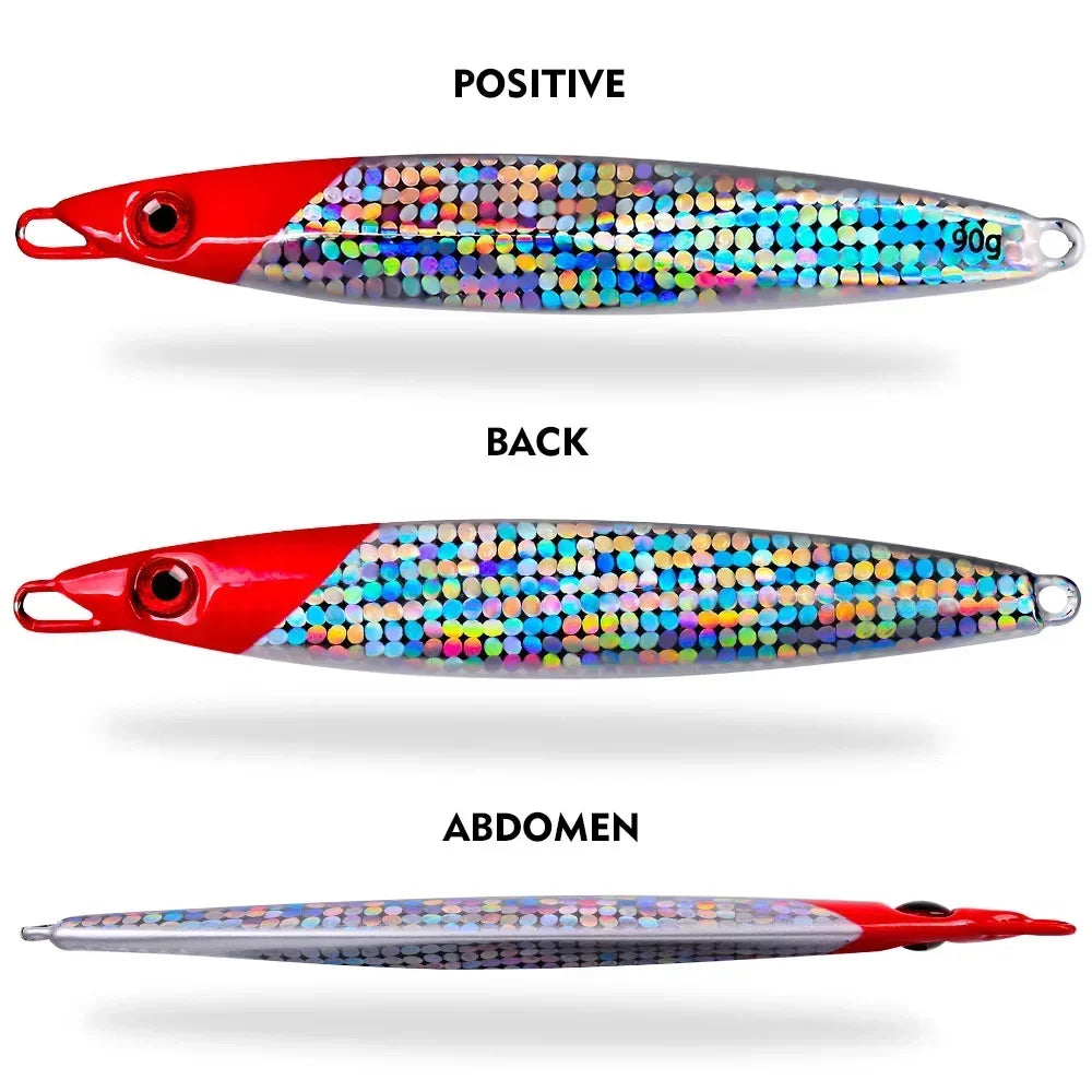 KATUYSHA  Metal Jig Fishing Lure Cast Hook Pesca Artificial Bait Swimbait 3D Laser Wobbler Pike Spoon Carp Spinner Sea Tackle Kit