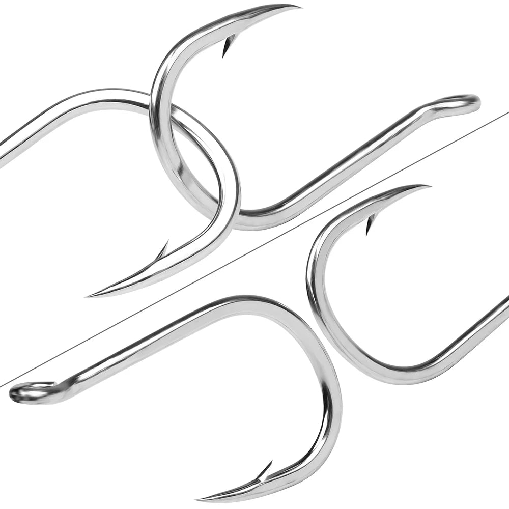 KATUYSHA Jig Fishing Hook High Carbon Steel - Barbed with Hydrophilic Coating for Faster Sinking