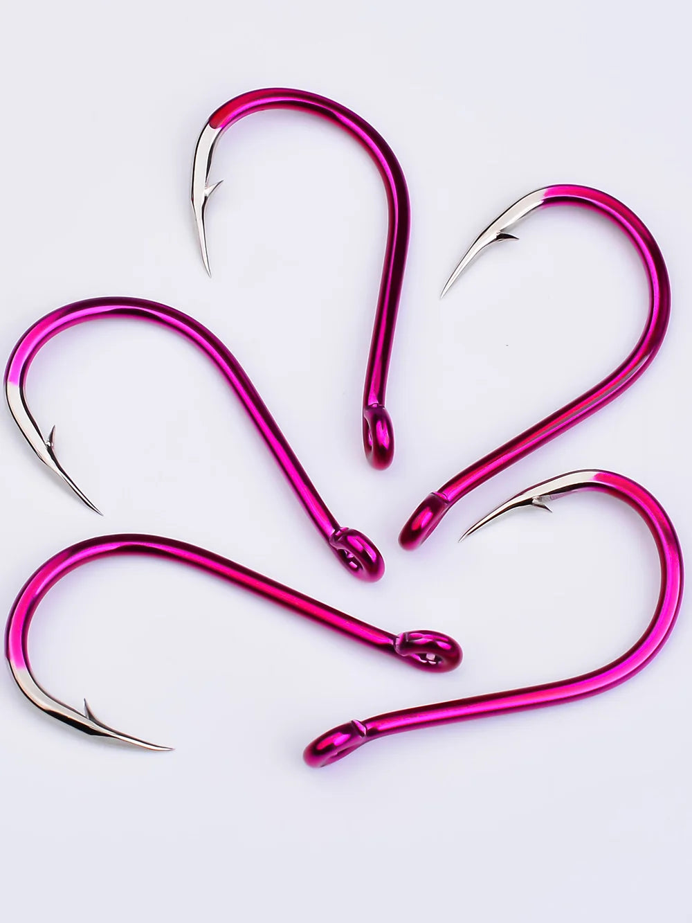 KATUYSHA Coral Reef Jig Fishing Hook - High Carbon Steel Barbed with Abrasion-Resistant Tip