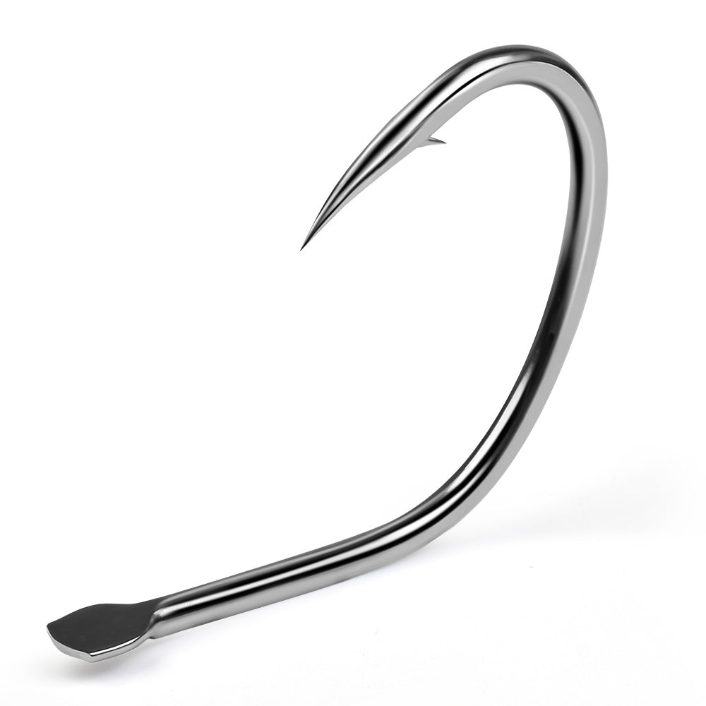 KATYUSHA SJ57 Stainless Steel Circle Fishing Hooks, 1/0#-9/0# Heavy Duty Hooks
