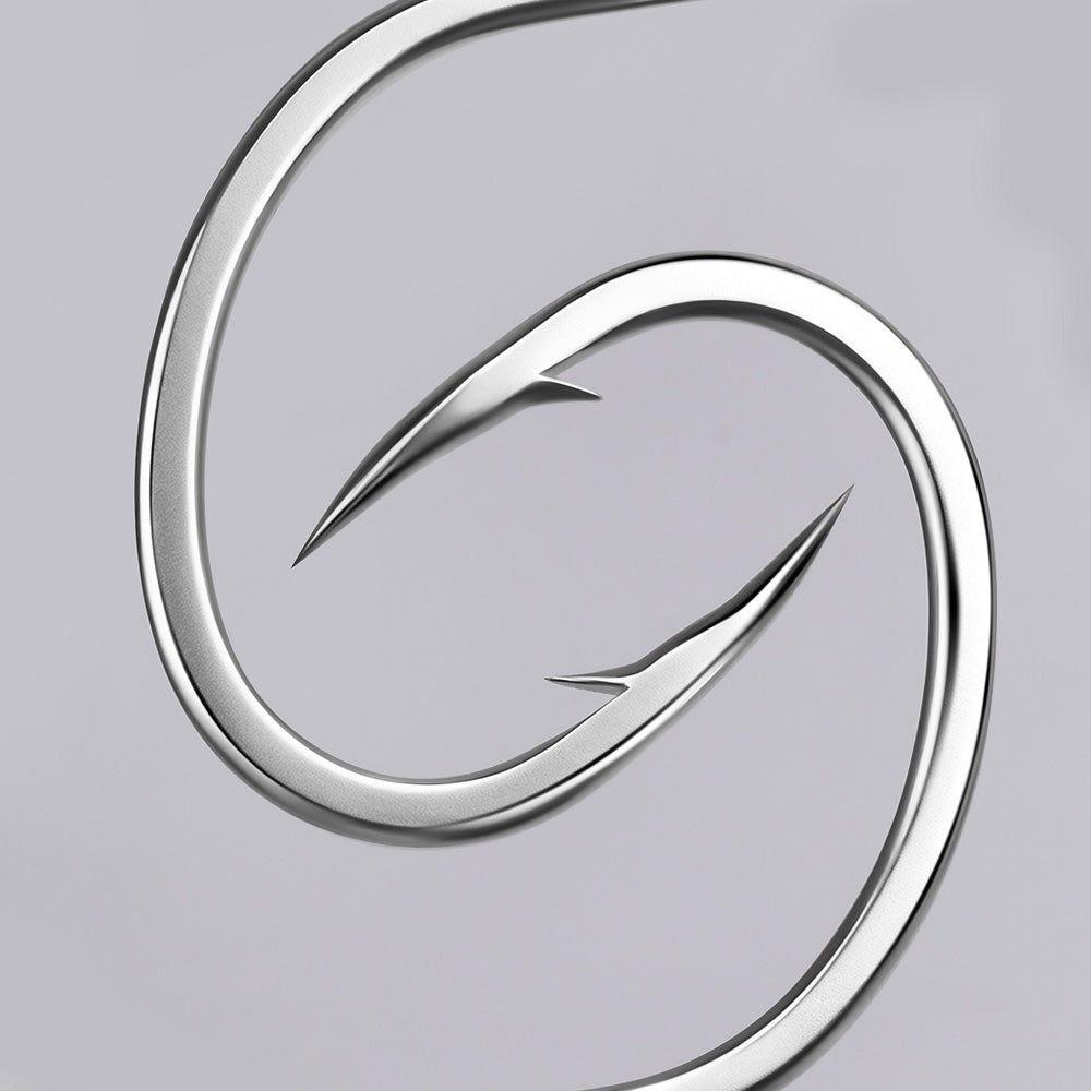 KATYUSHA SJ58 Stainless Steel Circle Fishing Hooks, 1/0#-9/0# Heavy Duty Offshore Hooks