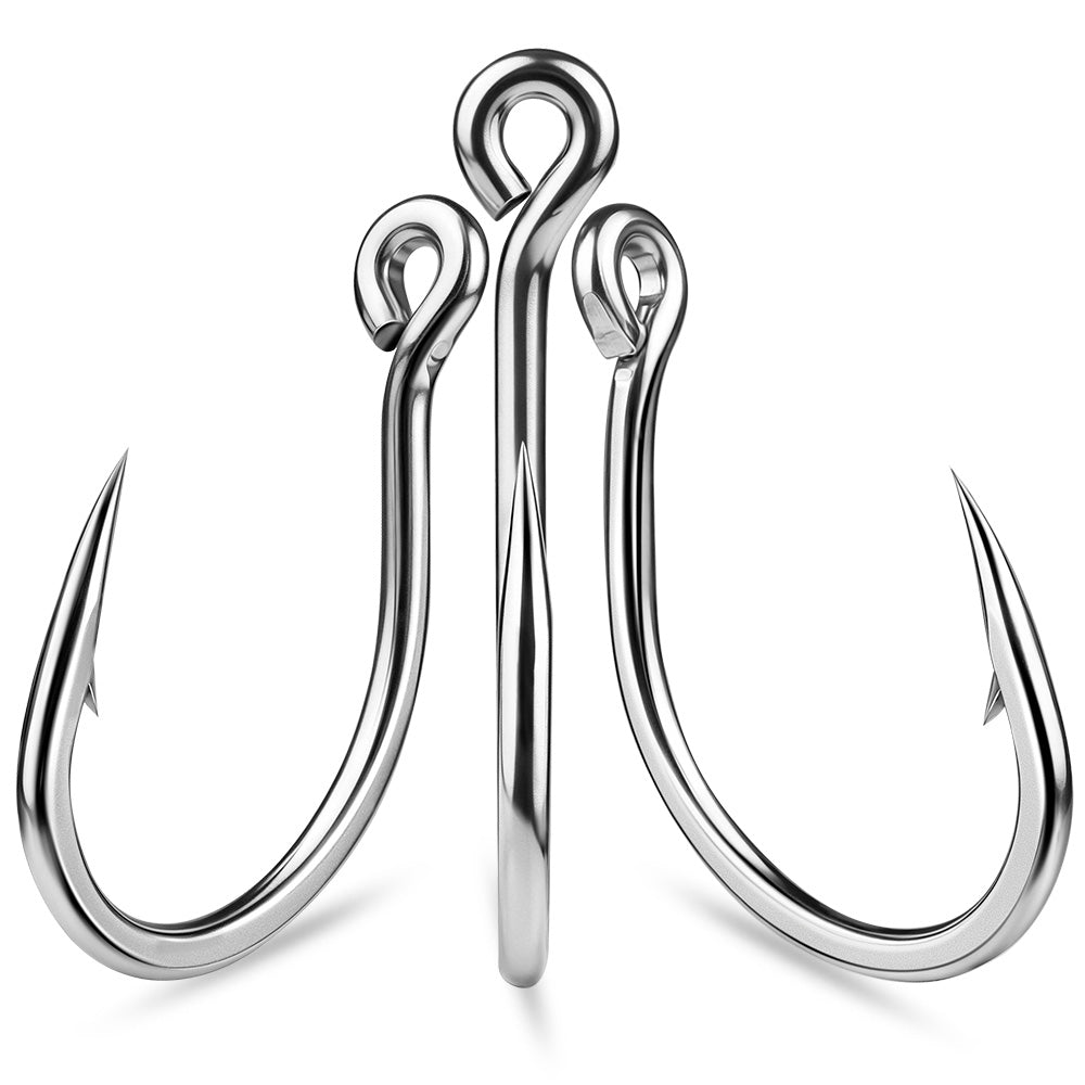 PROBEROS SJ60 Stainless Steel Circle Fishing Hooks, 3/0#-11/0# Heavy Duty Offshore Big Game Hooks