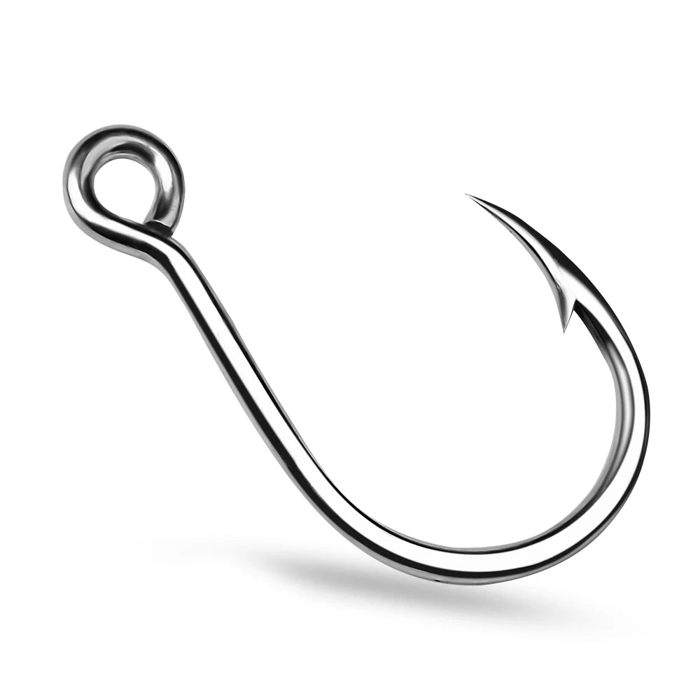 KATUYSHA Wholesale Jig Fishing Hooks - High Carbon Steel Barbed with Quick-Release Bait Clip