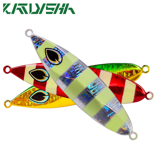 KATUYSHA  glowing sea fishing lure seawater jigging lure  long throw metal lure boat fishing bait