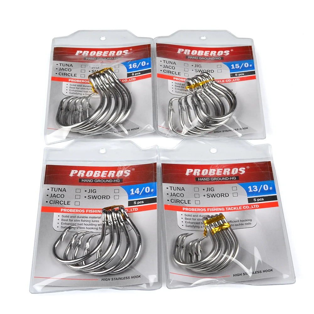 KATUYSHA  Wholesale Stainless Steel Tuna Swordfish Hooks - 4X Reinforcement Corrosion-Resistant Multi-Scenario
