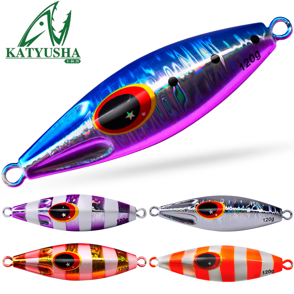 KATUYSHA   Metal Jigs Lures 30g-40g-60g-80g-100g-120g Trolling Saltwater Vertical Fishing Jigging Bait Long Casting Hard cebos