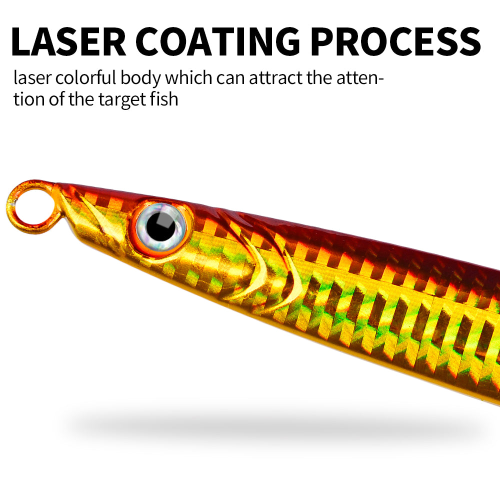 KATUYSHA  1PC Metal Fishing Lure 100g-200g Artificial Jigging Baits Sinking Hard Jig Wobblers Trolling Swimbait Fishing Tackle